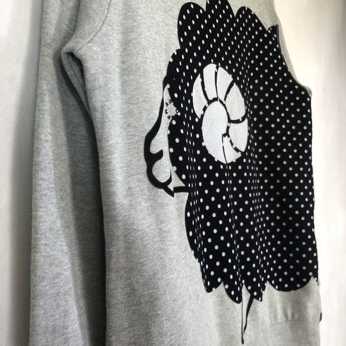Frapbois × Issey Miyake Rare! Frapbois Zoo Velvet Graphic Miyake Designer Sweatshirt Size M / US 6-8 / IT 42-44 - 5 Thumbnail