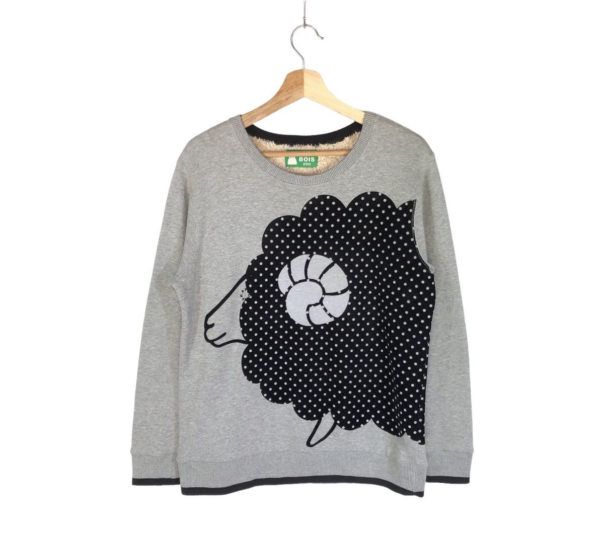 Frapbois × Issey Miyake Rare! Frapbois Zoo Velvet Graphic Miyake Designer Sweatshirt Size M / US 6-8 / IT 42-44 - 1 Thumbnail