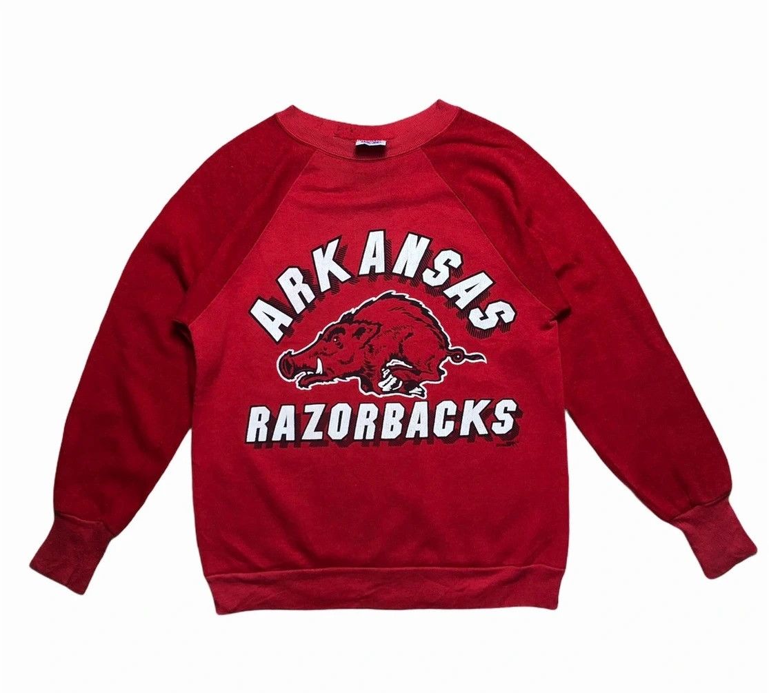 NFL Vintage 1989 Arkansas Razorbacks NFL Sweatshirt Size US M / EU 48-50 / 2 - 1 Thumbnail