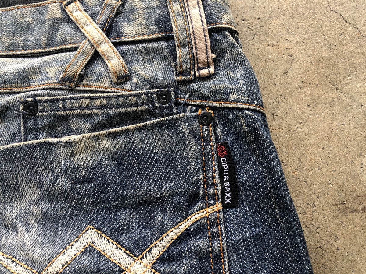 Designer × Japanese Brand CIPO AND BAXX DOUBLE WAIST DENIM JEANS Size US 36 / EU 52 - 9 Thumbnail