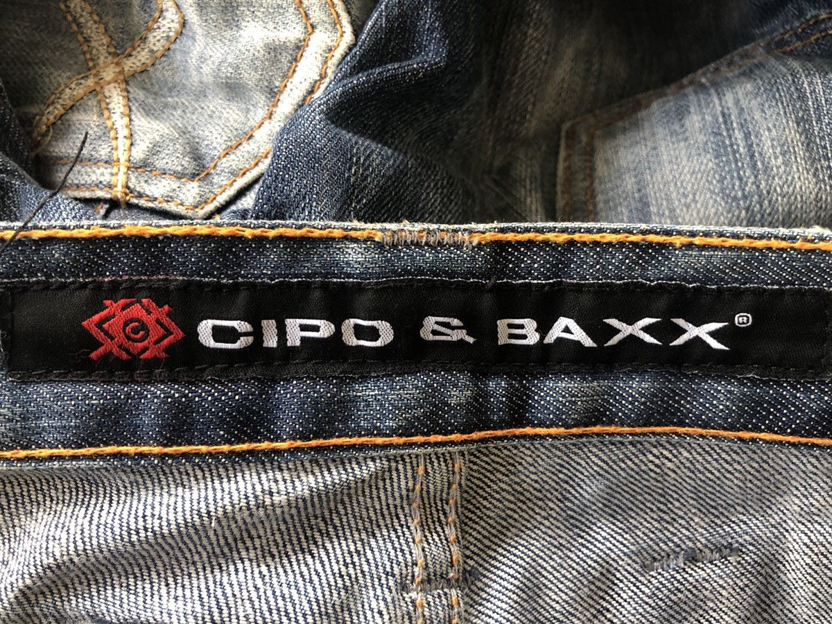 Designer × Japanese Brand CIPO AND BAXX DOUBLE WAIST DENIM JEANS Size US 36 / EU 52 - 15 Thumbnail