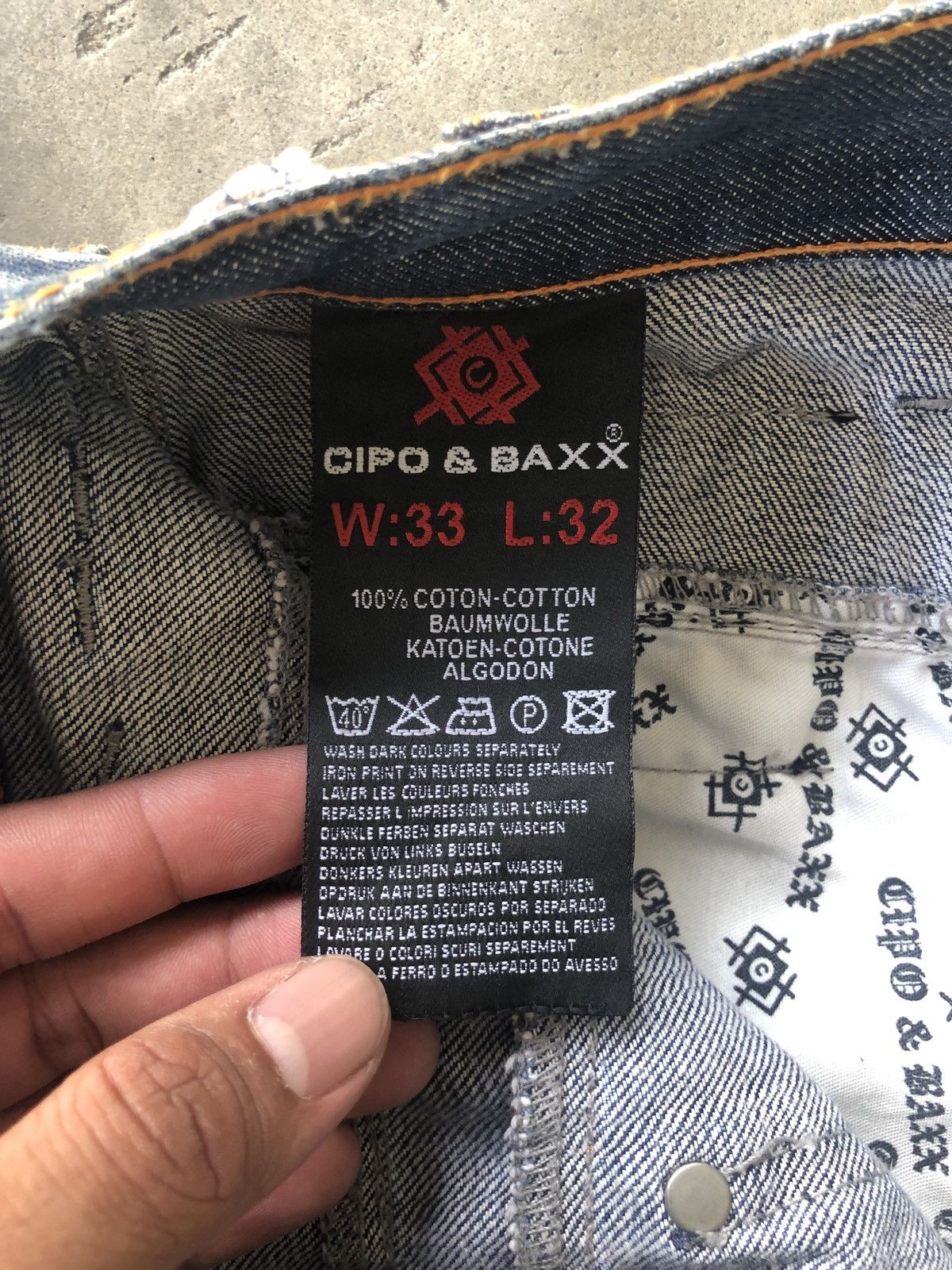 Designer × Japanese Brand CIPO AND BAXX DOUBLE WAIST DENIM JEANS Size US 36 / EU 52 - 16 Thumbnail