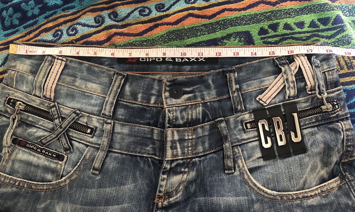 Designer × Japanese Brand CIPO AND BAXX DOUBLE WAIST DENIM JEANS Size US 36 / EU 52 - 5 Thumbnail