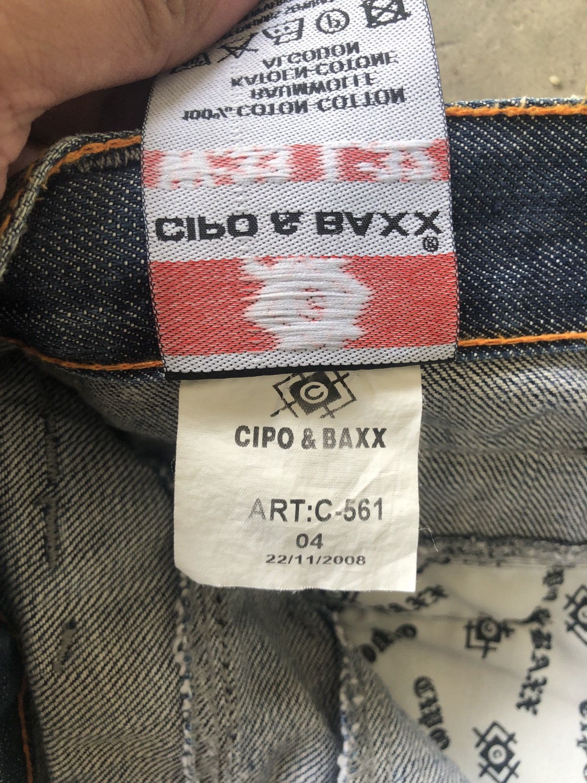 Designer × Japanese Brand CIPO AND BAXX DOUBLE WAIST DENIM JEANS Size US 36 / EU 52 - 17 Thumbnail