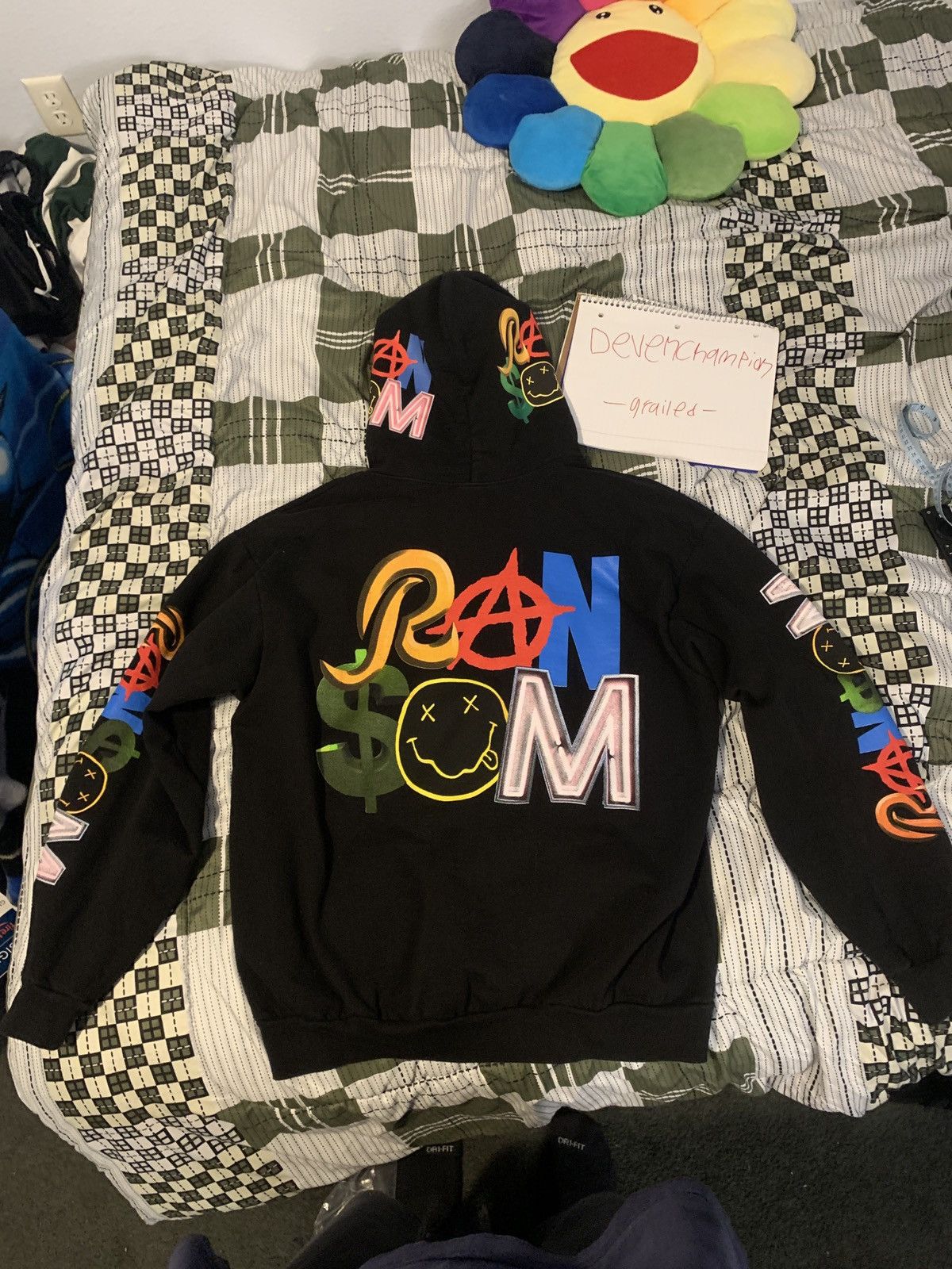 Ransom Clothing Ransom lettering hoodie size XL Size US XL / EU 56 / 4 - 2 Thumbnail