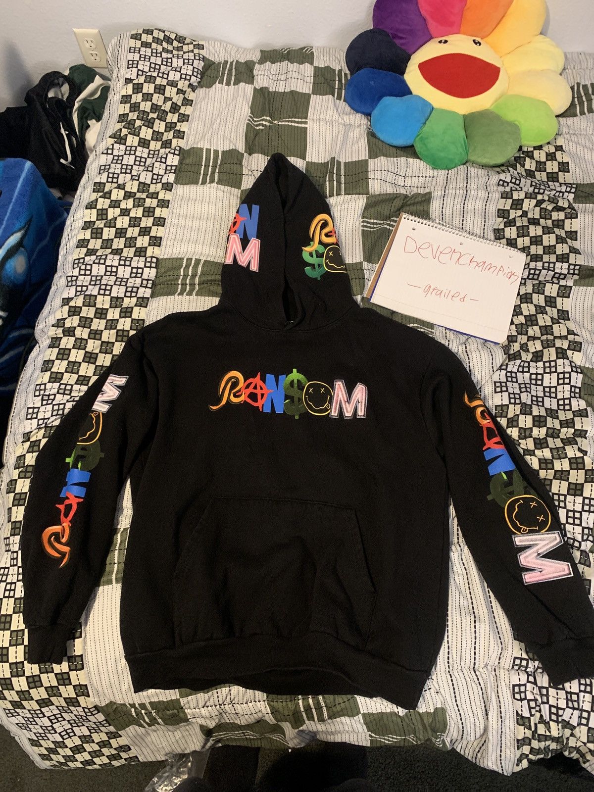 Ransom Clothing Ransom lettering hoodie size XL Size US XL / EU 56 / 4 - 1 Thumbnail