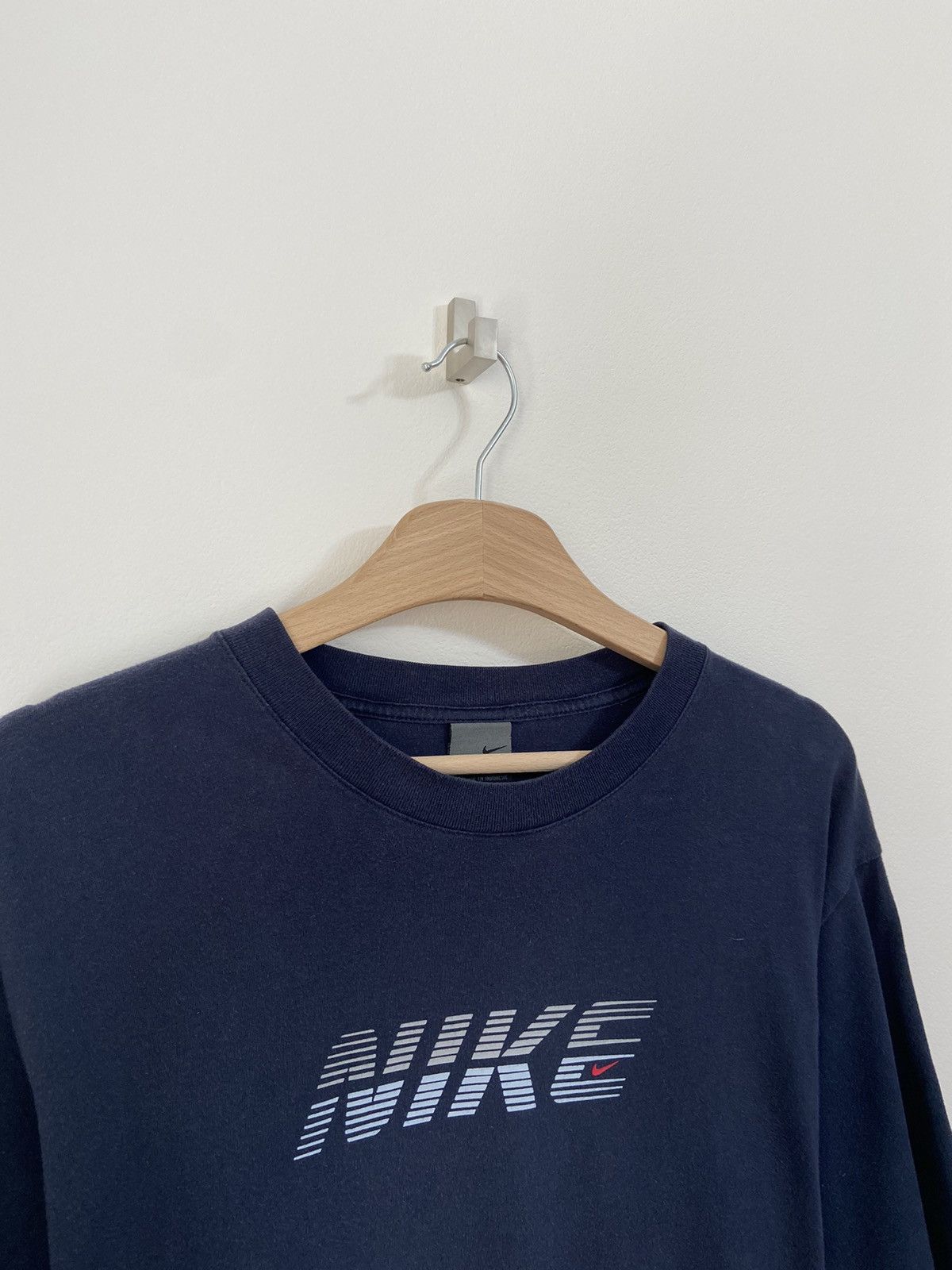 Vintage Nike vintage shirt logo big Size US M / EU 48-50 / 2 - 2 Thumbnail