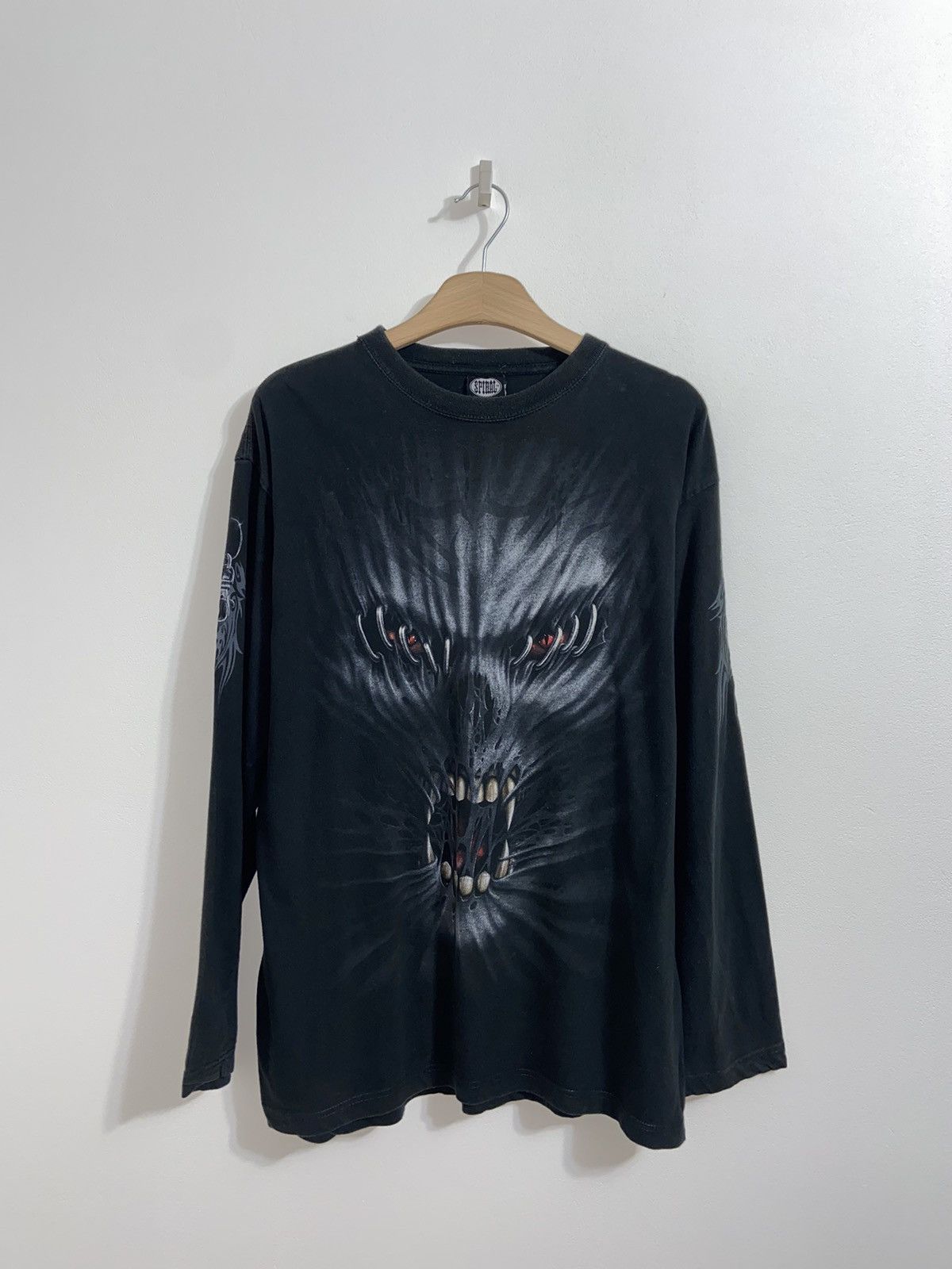 Vintage Spiral Vintage Long Sleeve 90x Size US XL / EU 56 / 4 - 1 Thumbnail