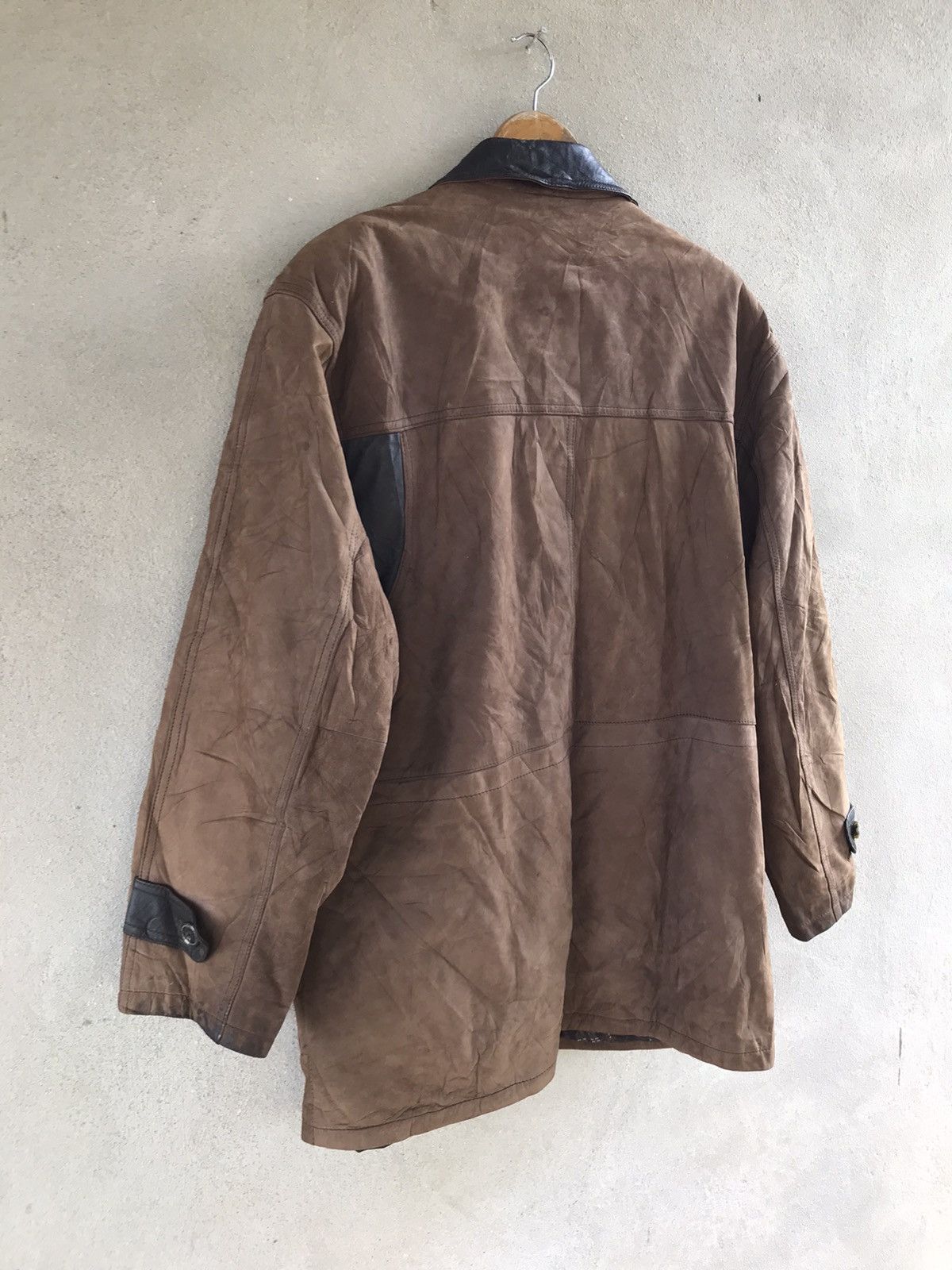 Beverly Hills Polo Club × Vintage RARE VINTAGE POLO CLUB LEATHER JACKET Size US L / EU 52-54 / 3 - 6 Thumbnail