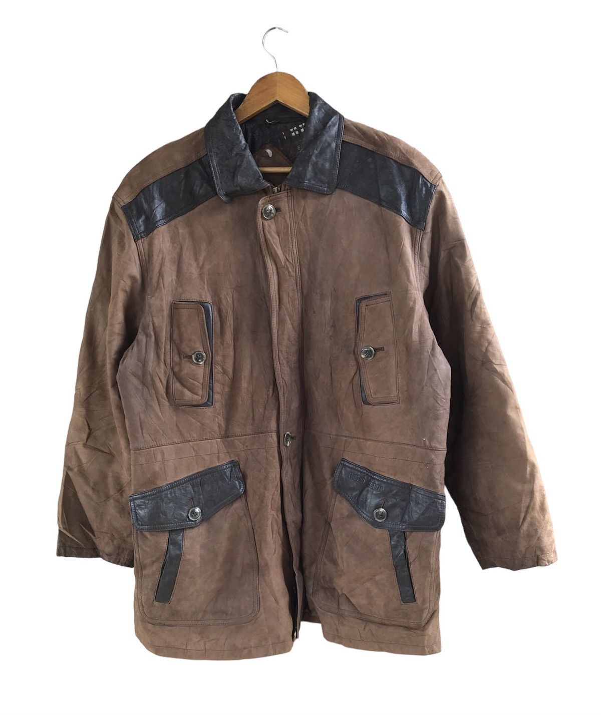 Beverly Hills Polo Club × Vintage RARE VINTAGE POLO CLUB LEATHER JACKET Size US L / EU 52-54 / 3 - 1 Thumbnail