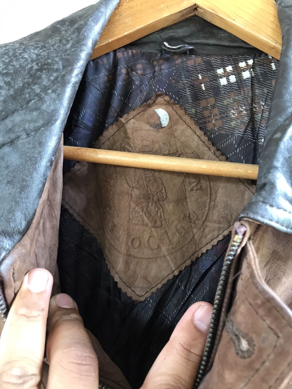 Beverly Hills Polo Club × Vintage RARE VINTAGE POLO CLUB LEATHER JACKET Size US L / EU 52-54 / 3 - 8 Thumbnail