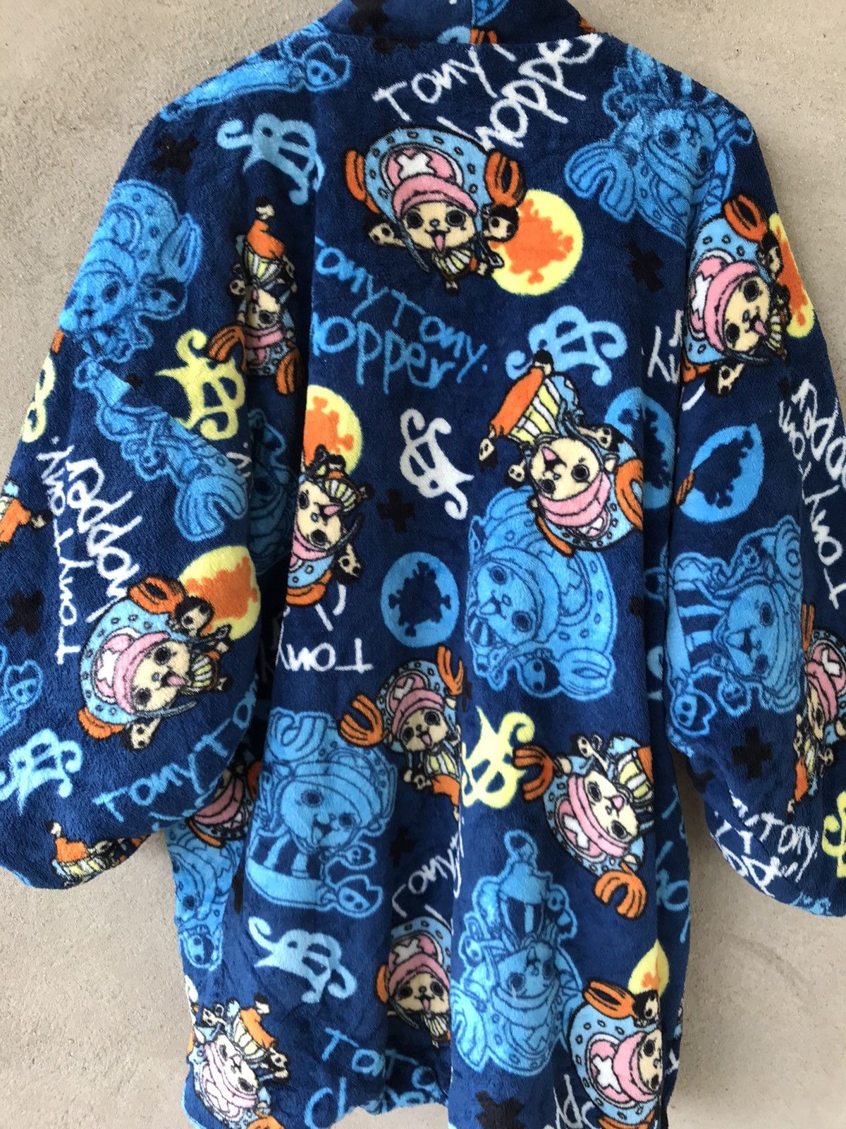 One Piece RARE VINTAGE ONE PIECE KIMONO CARDIGAN JACKET OVERPRINT Size US L / EU 52-54 / 3 - 10 Thumbnail
