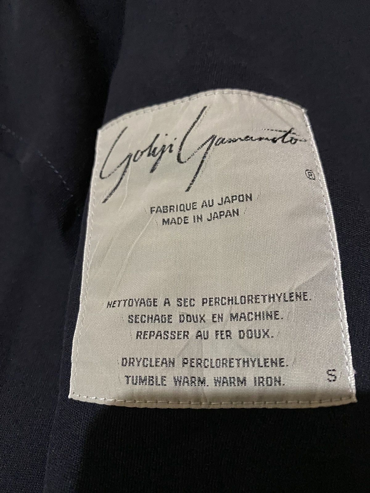 Yohji Yamamoto 💥Asymmetrical Yohji Yamamoto Signature Jacket Size S / US 4 / IT 40 - 8 Thumbnail