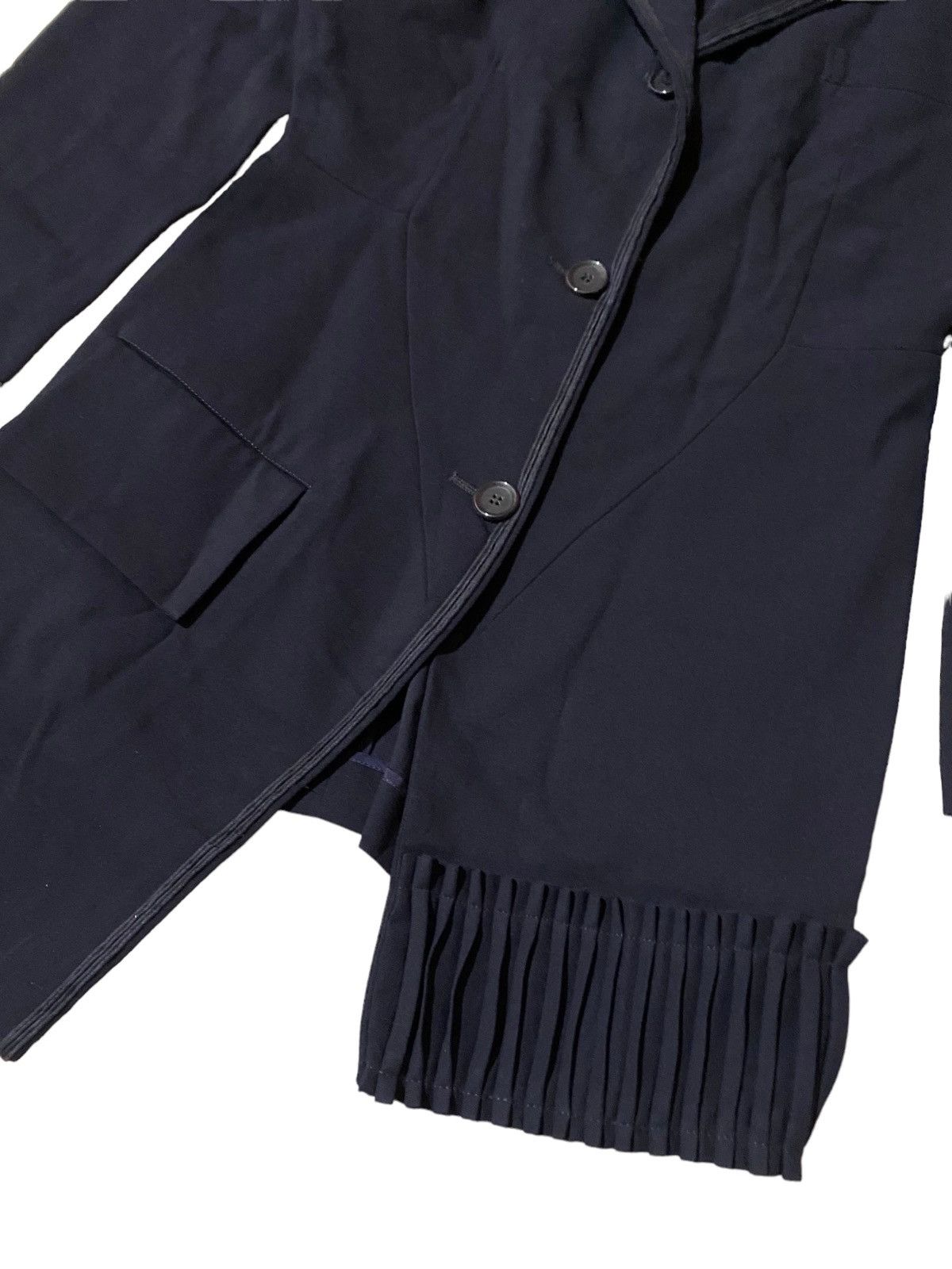Yohji Yamamoto 💥Asymmetrical Yohji Yamamoto Signature Jacket Size S / US 4 / IT 40 - 4 Thumbnail