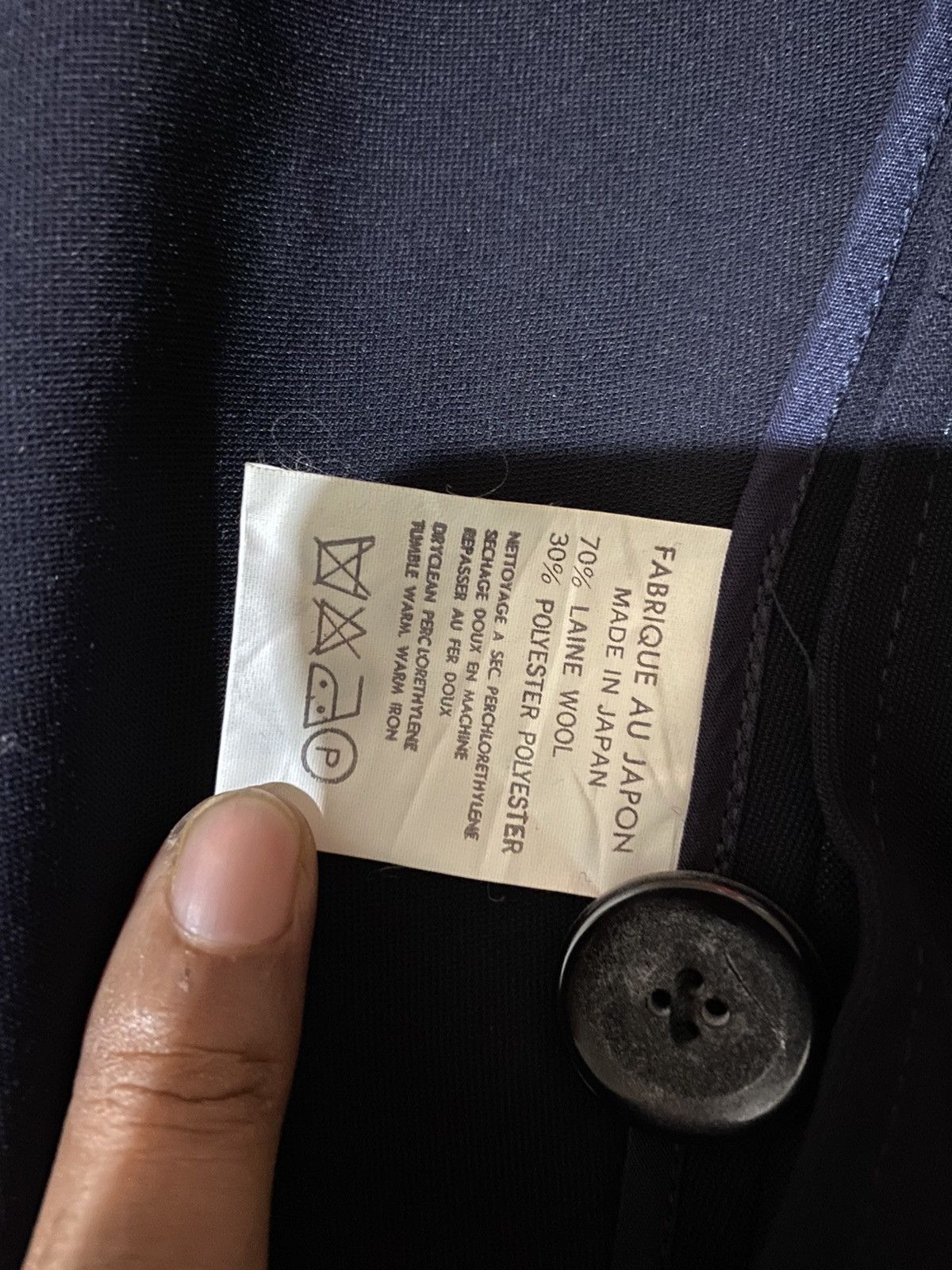 Yohji Yamamoto 💥Asymmetrical Yohji Yamamoto Signature Jacket Size S / US 4 / IT 40 - 9 Thumbnail
