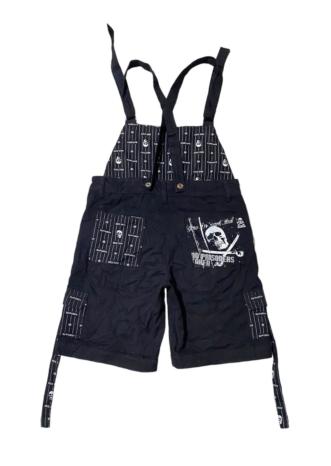 Hysteric Glamour 💥Japanese Sexpot Revange Gothic Jumpsuit Pant Size 32" / US 10 / IT 46 - 3 Thumbnail