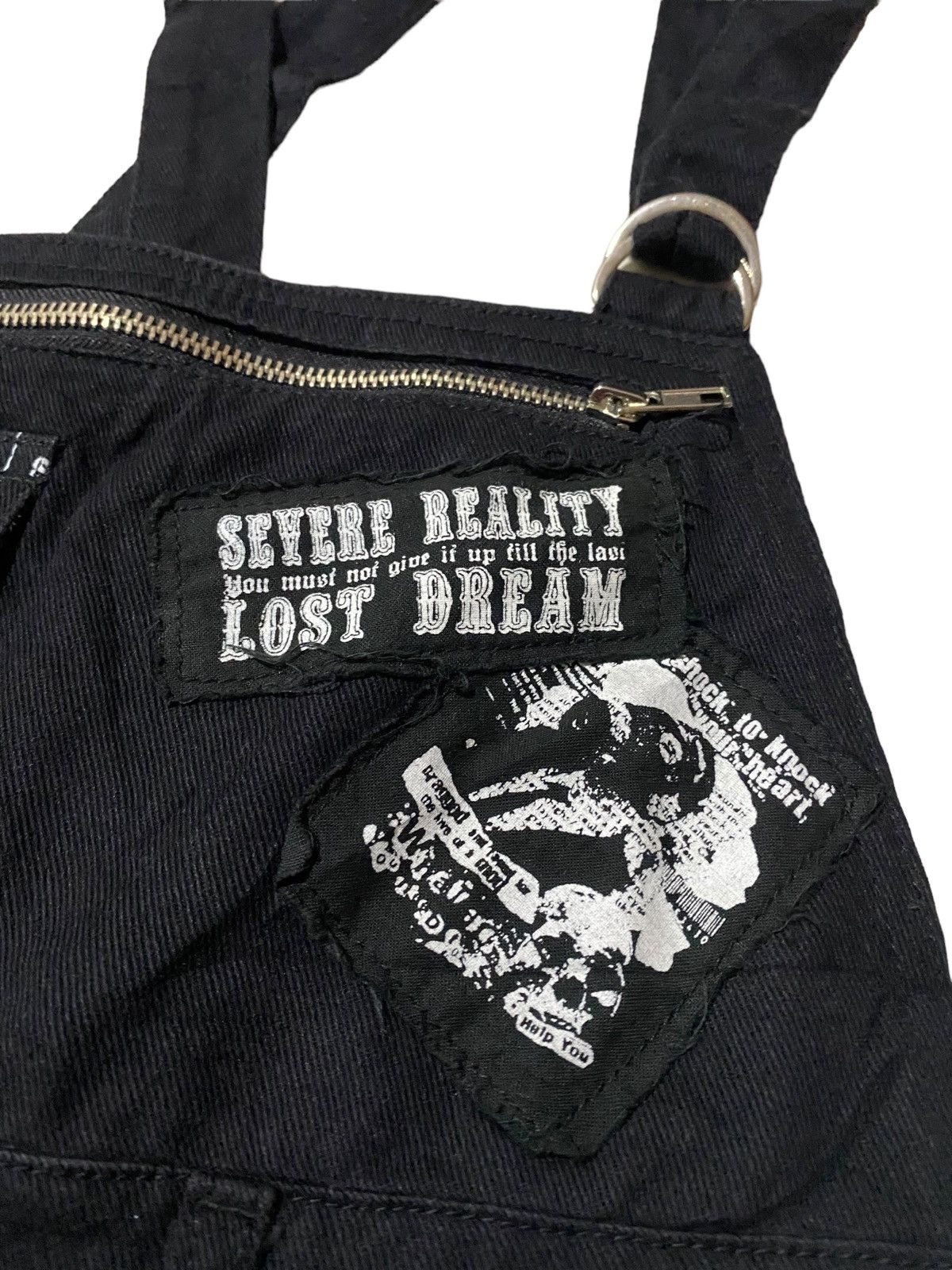 Hysteric Glamour 💥Japanese Sexpot Revange Gothic Jumpsuit Pant Size 32" / US 10 / IT 46 - 10 Thumbnail