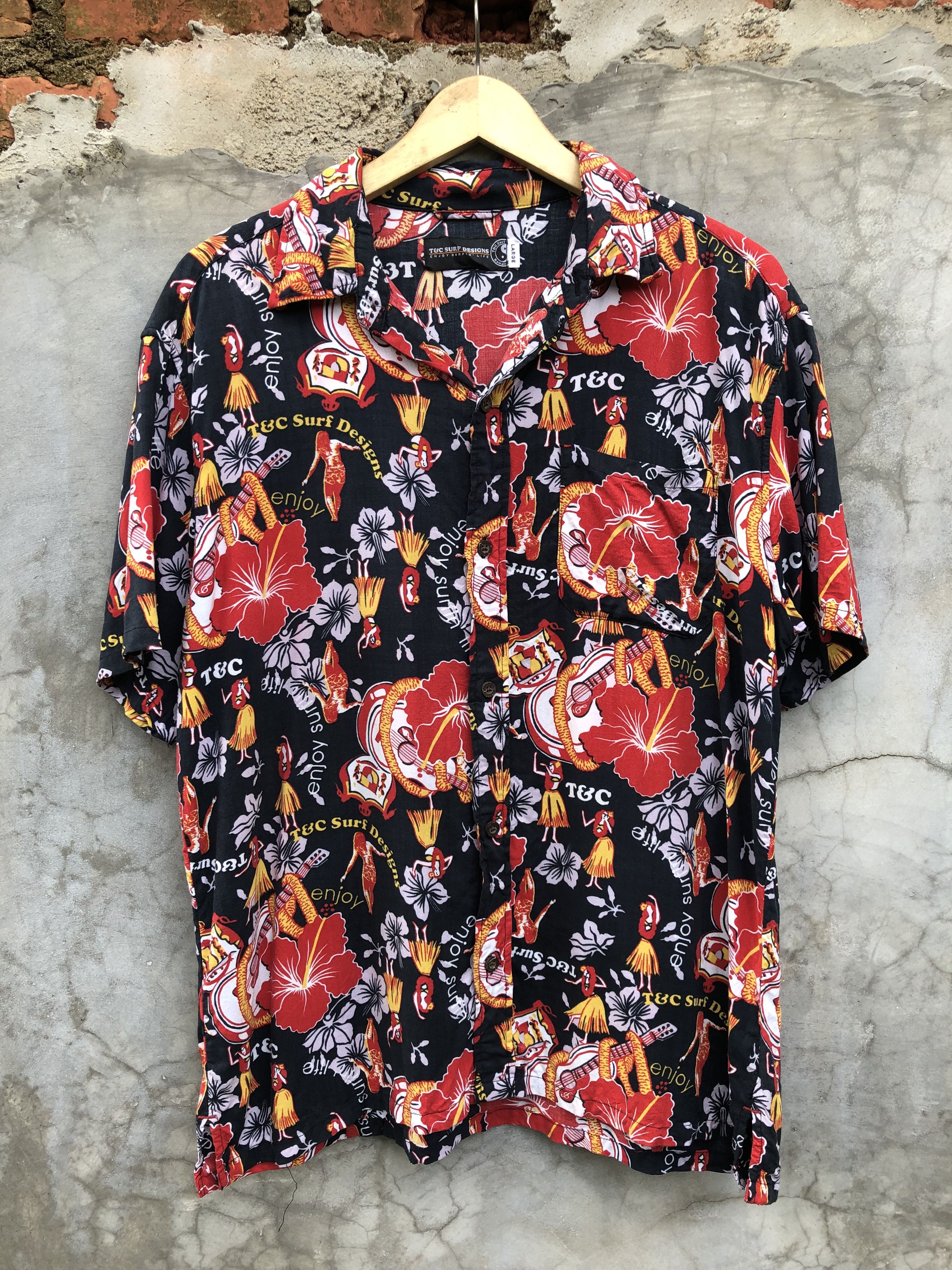 T&C Surf Hawaiian Rayon shirt