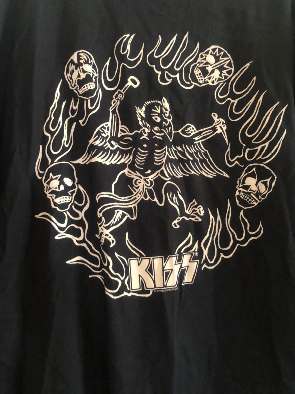 Band Tees × Vintage Vtg 90's Kiss Catalog ltd T-shirt Band Size US L / EU 52-54 / 3 - 6 Thumbnail