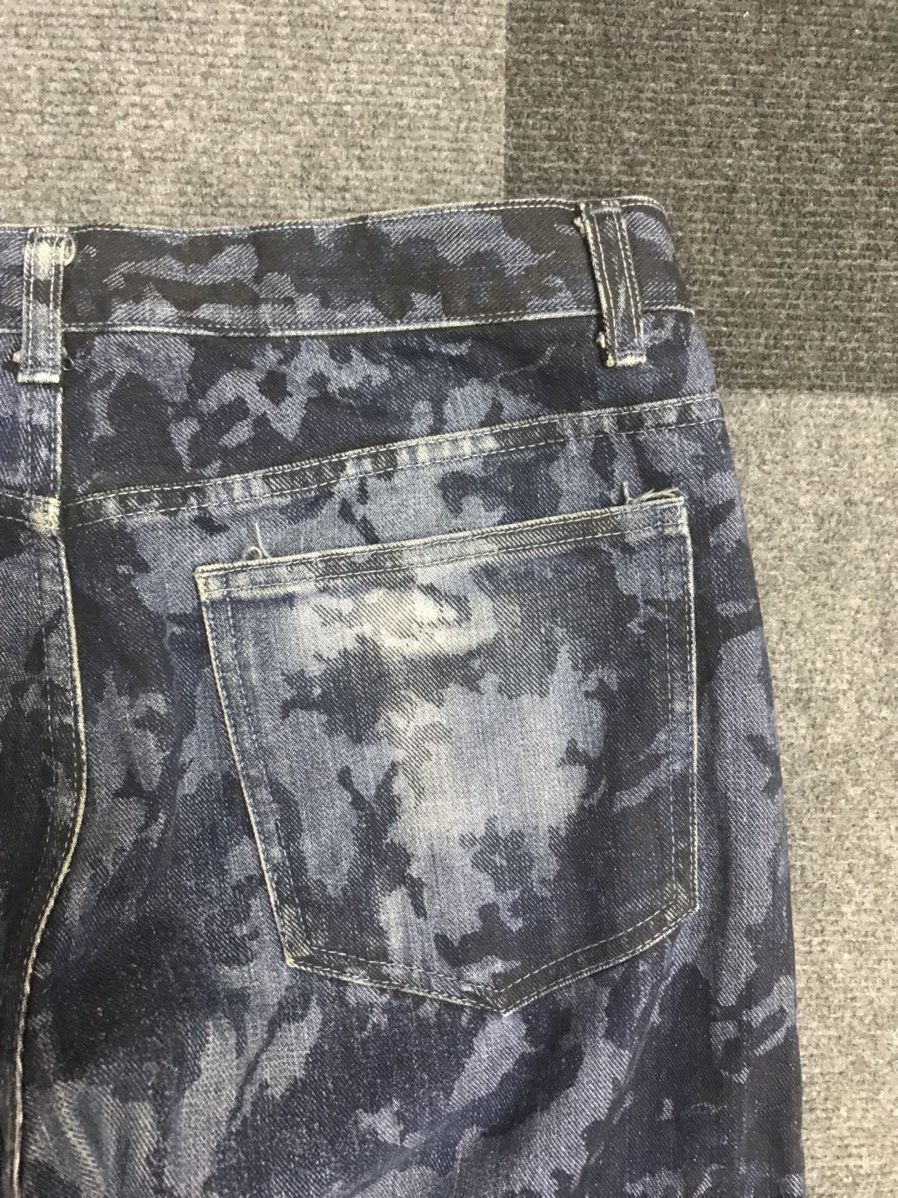 Vintage Unbrand Smoky Effect Artisanal Motive Art Jeans Size US 32 / EU 48 - 14 Thumbnail