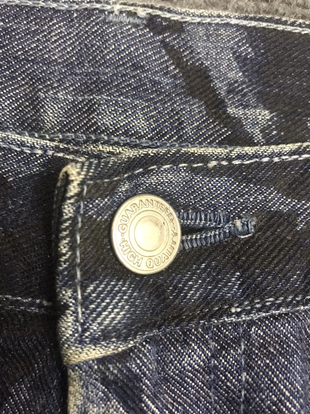 Vintage Unbrand Smoky Effect Artisanal Motive Art Jeans Size US 32 / EU 48 - 7 Thumbnail
