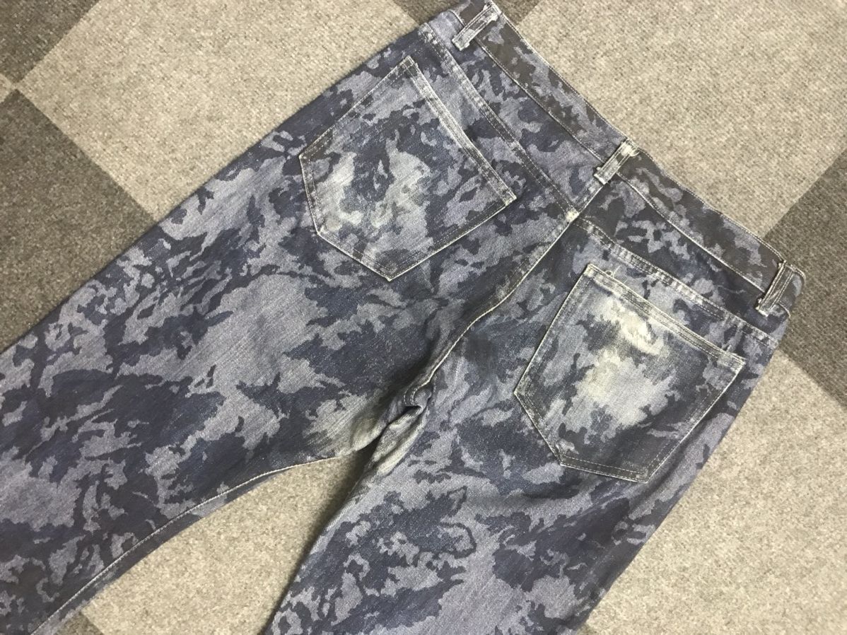 Vintage Unbrand Smoky Effect Artisanal Motive Art Jeans Size US 32 / EU 48 - 9 Thumbnail