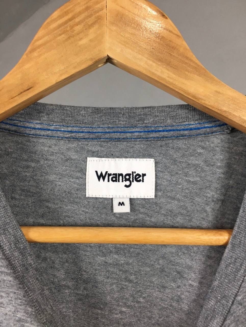 Wrangler Wrangler Big Logo Streetwear Outdoor Gray Longsleeve Size US M / EU 48-50 / 2 - 3 Thumbnail