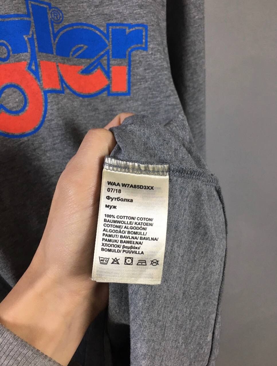 Wrangler Wrangler Big Logo Streetwear Outdoor Gray Longsleeve Size US M / EU 48-50 / 2 - 4 Thumbnail