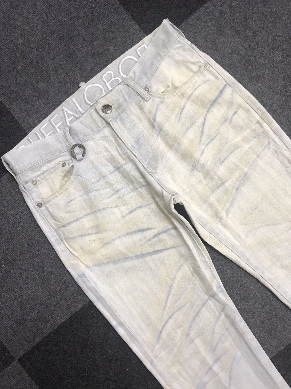 BUFFALO BOBS × Seditionaries PUNK METAL🔥SEDITIONARIES BUFFALO BOBS Slashes Fades Jeans Size US 32 / EU 48 - 6 Thumbnail