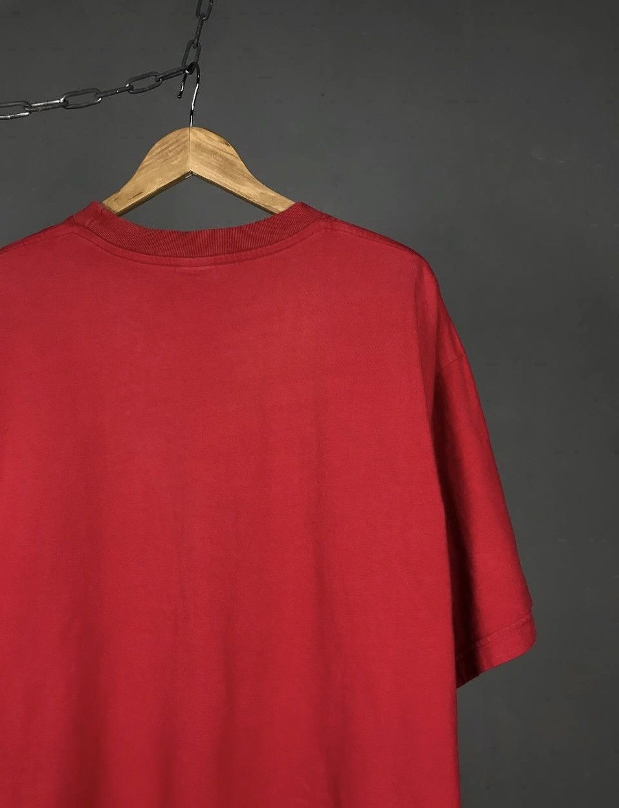 Nike × Vintage Nike swoosh streetwear vintage center logo tee Size US XL / EU 56 / 4 - 8 Thumbnail