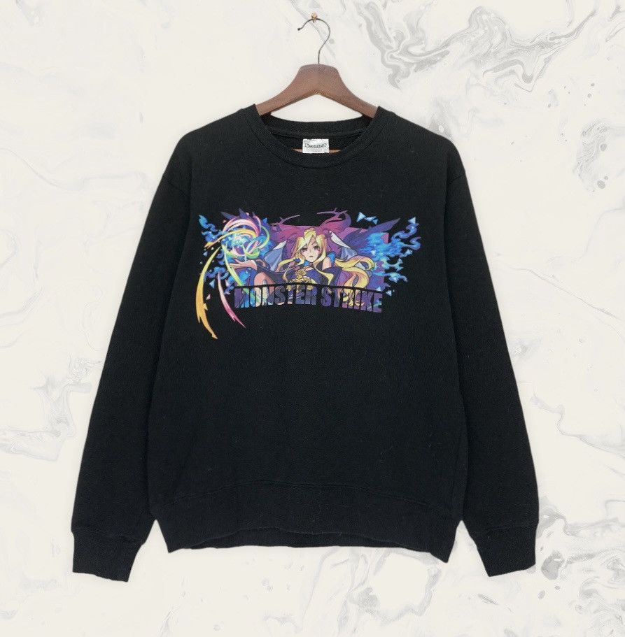 Cartoon Network × Japanese Brand × The Game Moster Strike Anime Series Japan Sweatshirt Size US S / EU 44-46 / 1 - 1 Thumbnail