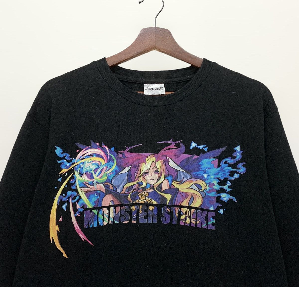 Cartoon Network × Japanese Brand × The Game Moster Strike Anime Series Japan Sweatshirt Size US S / EU 44-46 / 1 - 3 Thumbnail