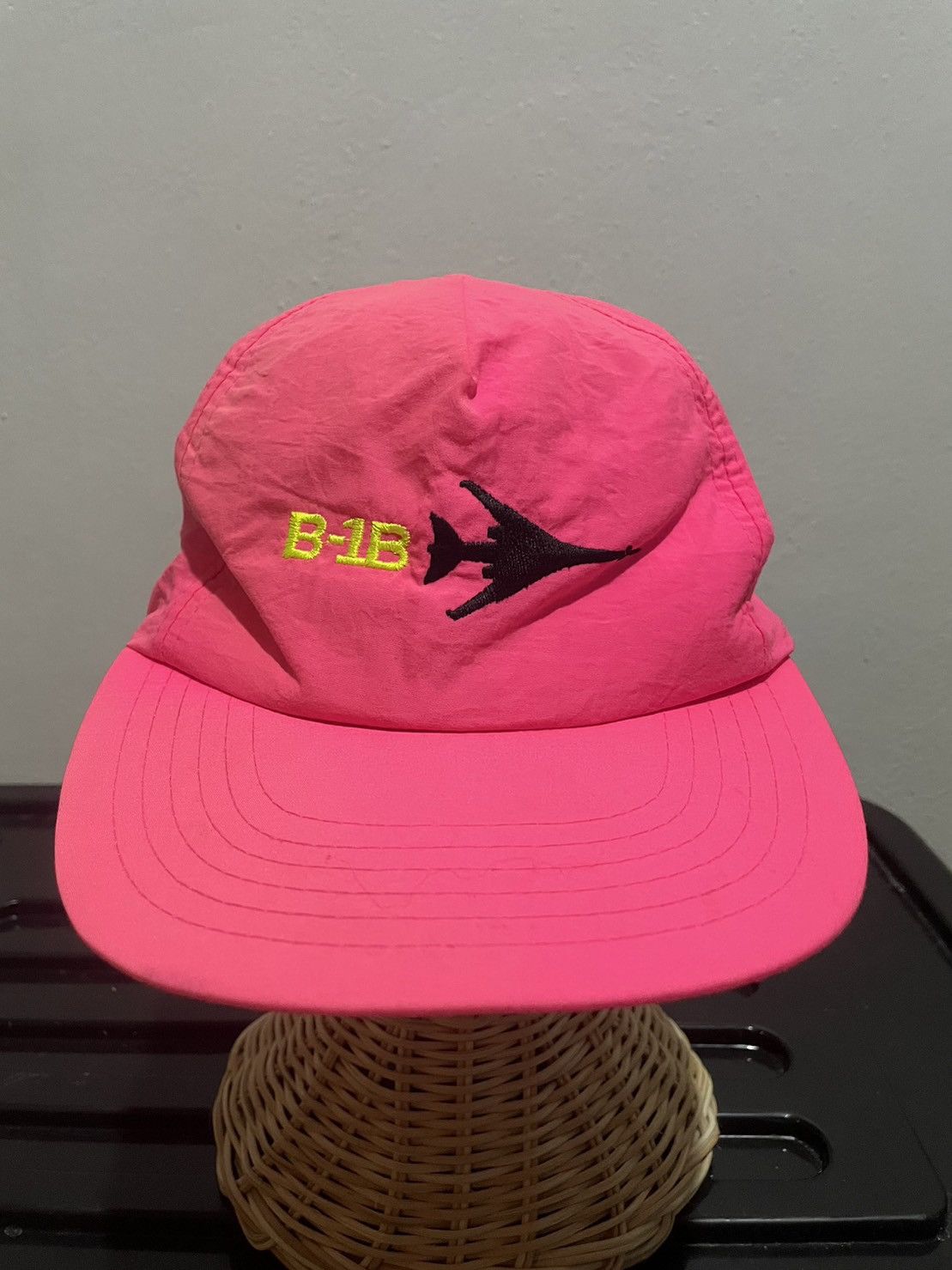 Pink × Vintage Vintage B-1B Air Force Pink Hats Rare Size ONE SIZE - 1 Thumbnail