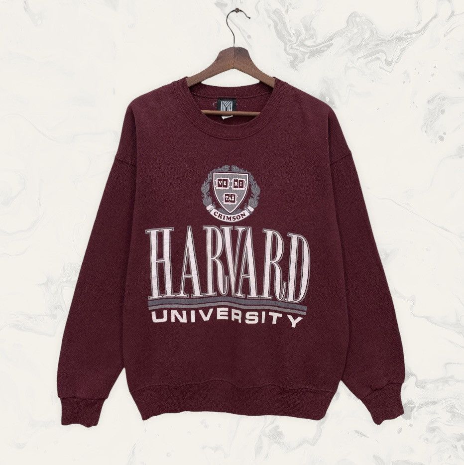 Vintage Rare! Vintage 1990s Harvard Crimson University Big Logo | Grailed