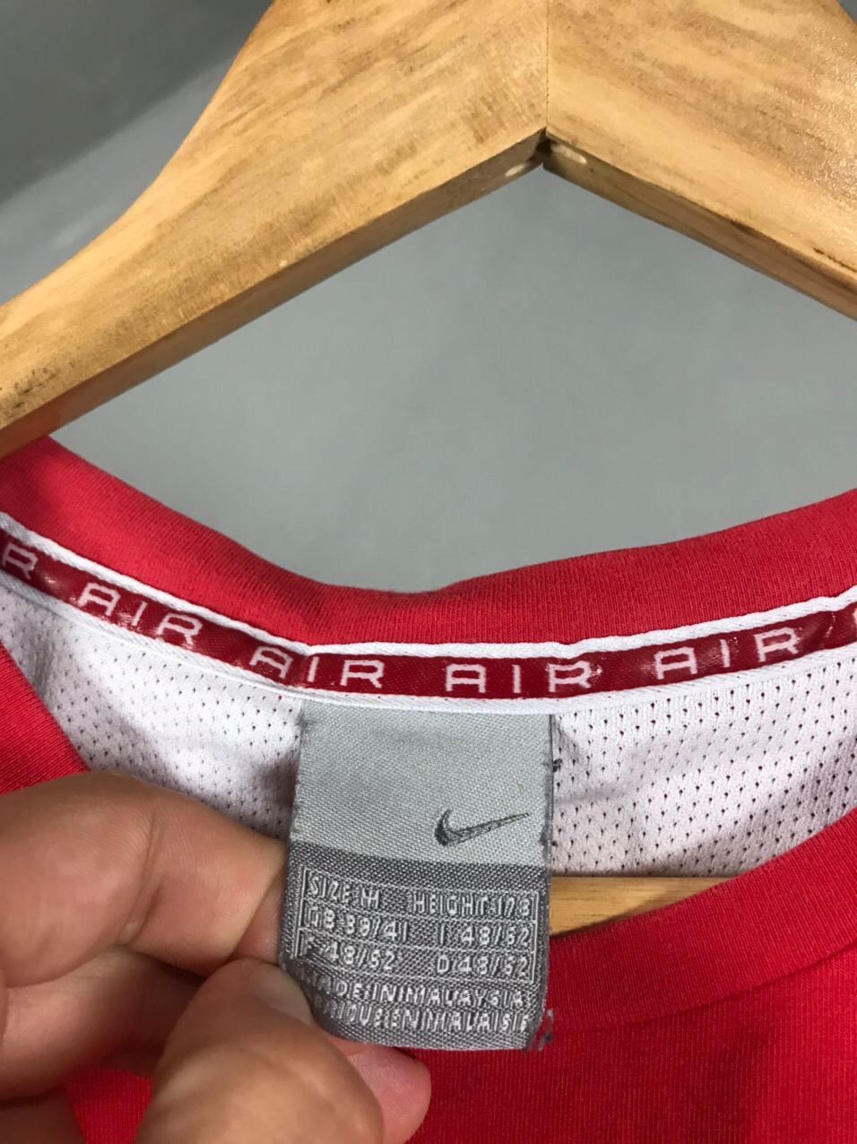 Nike Nike Air Vintage Red Tee Size US M / EU 48-50 / 2 - 8 Thumbnail