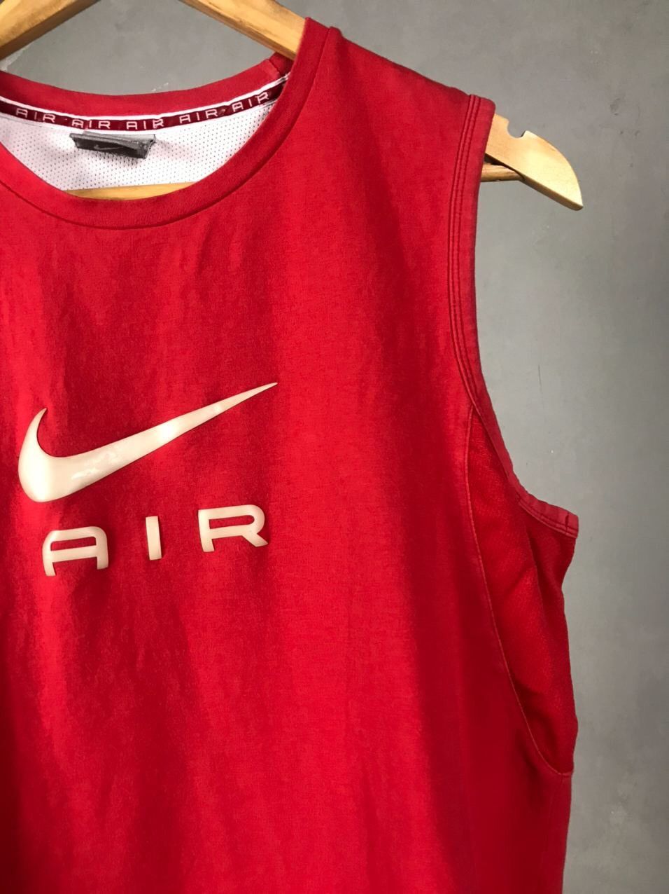 Nike Nike Air Vintage Red Tee Size US M / EU 48-50 / 2 - 2 Thumbnail
