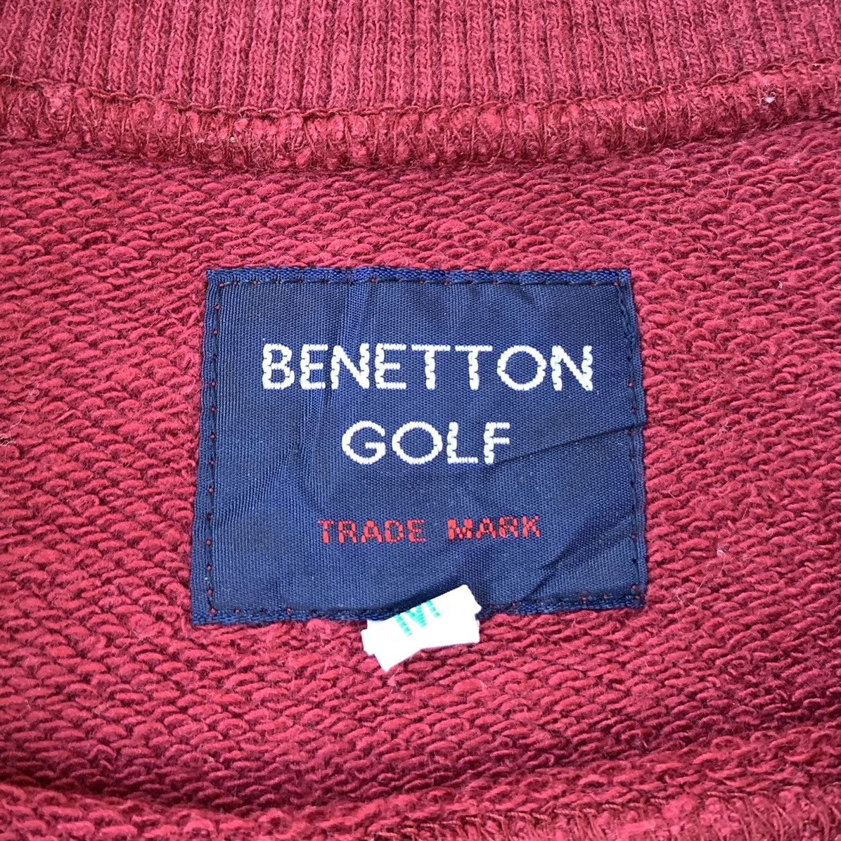 Benetton Vintage Benetton Golf Sweatshirt Multicolour Logo Size US M / EU 48-50 / 2 - 7 Thumbnail