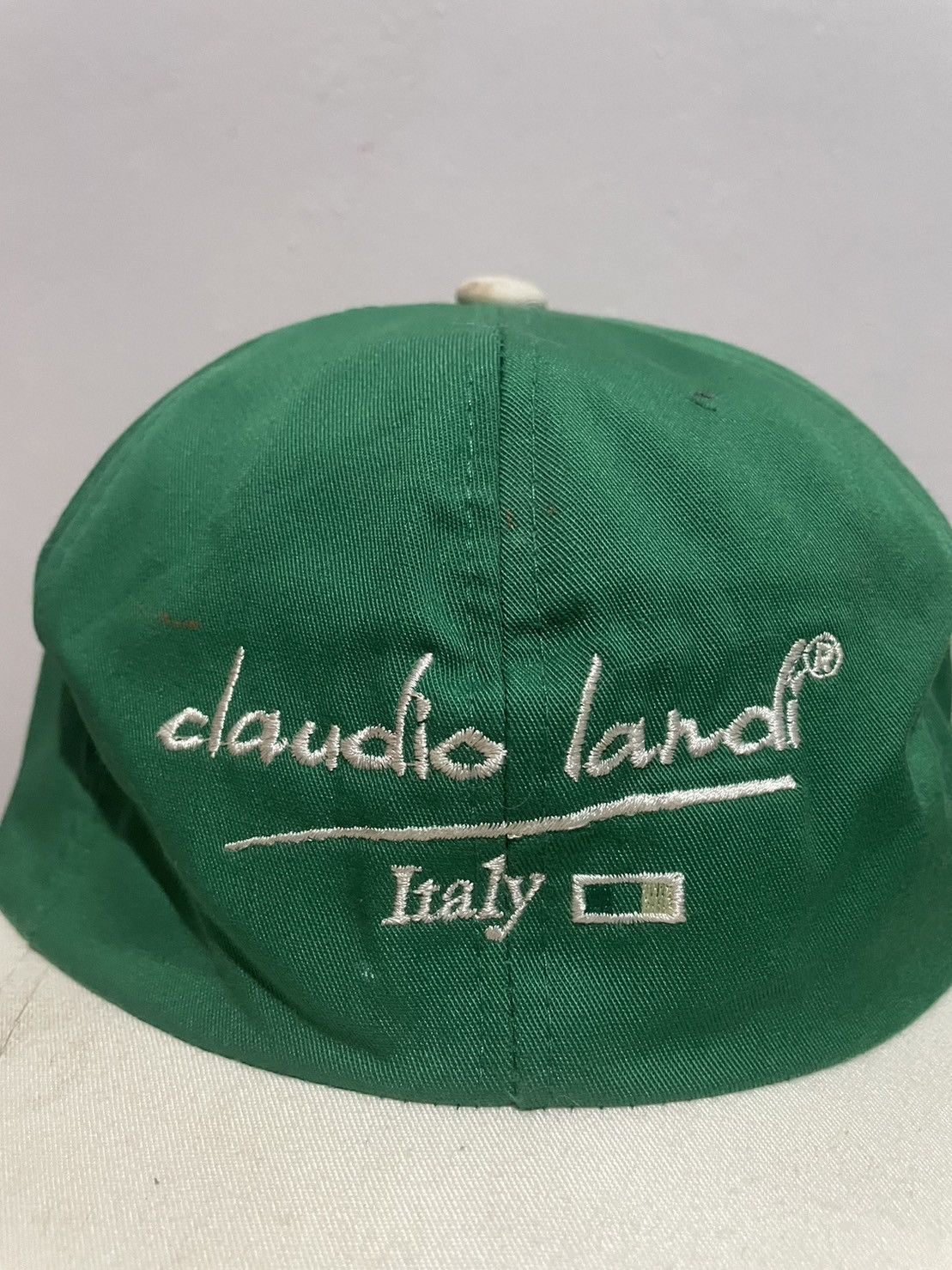 Vintage Vintage Claudio Landi Italy Green Hats Size ONE SIZE - 2 Thumbnail