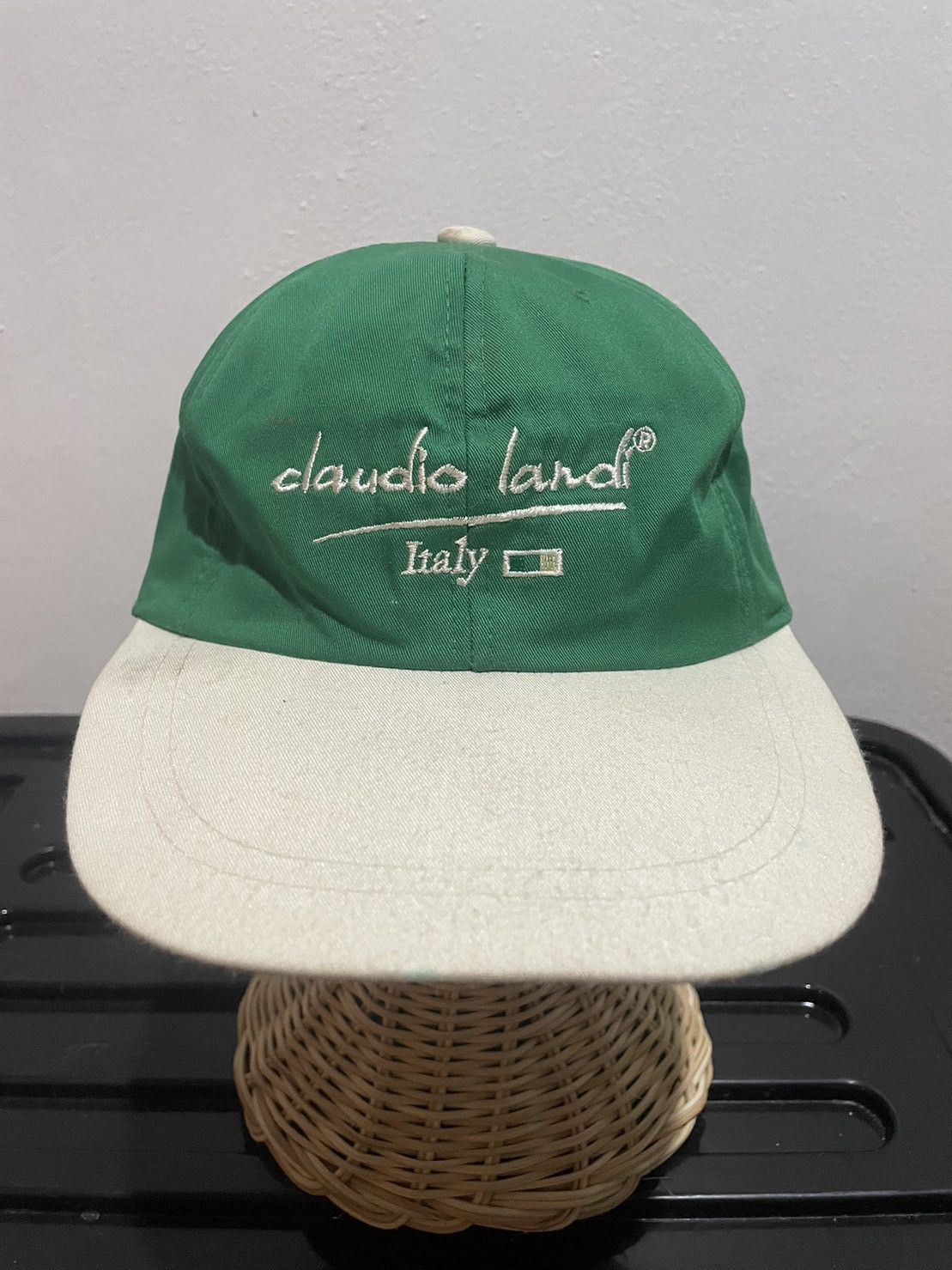 Vintage Vintage Claudio Landi Italy Green Hats Size ONE SIZE - 1 Thumbnail