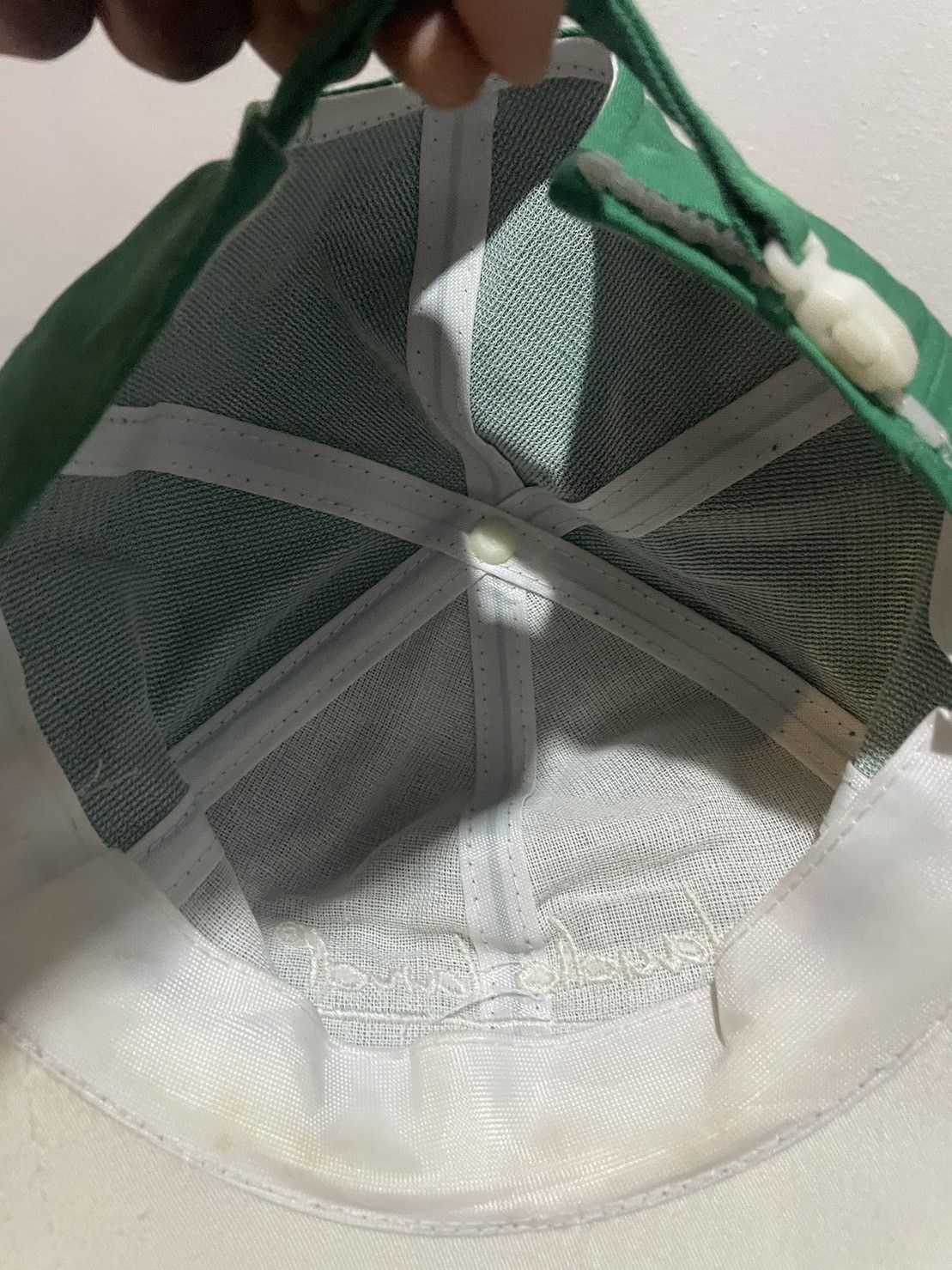 Vintage Vintage Claudio Landi Italy Green Hats Size ONE SIZE - 4 Thumbnail