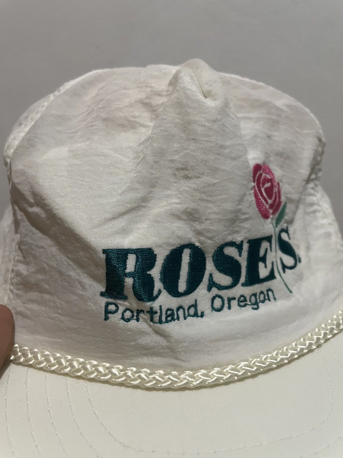 Otto × Vintage × White's Boots Vintage White Roses Portland Oregon Rope Hats Size ONE SIZE - 2 Thumbnail
