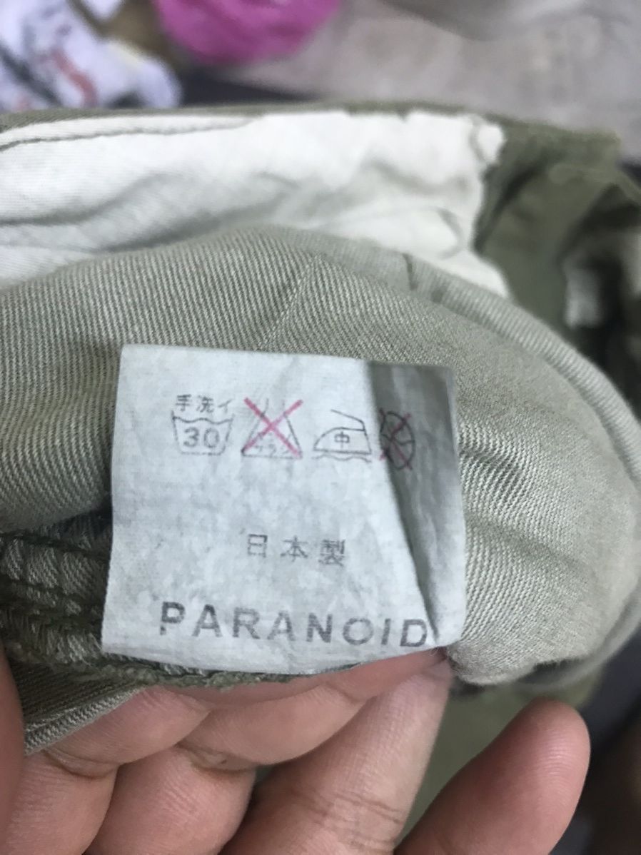 Japanese Brand STREETWEAR PARANOID Military Spiky Cargo Pant Size US 33 - 15 Thumbnail