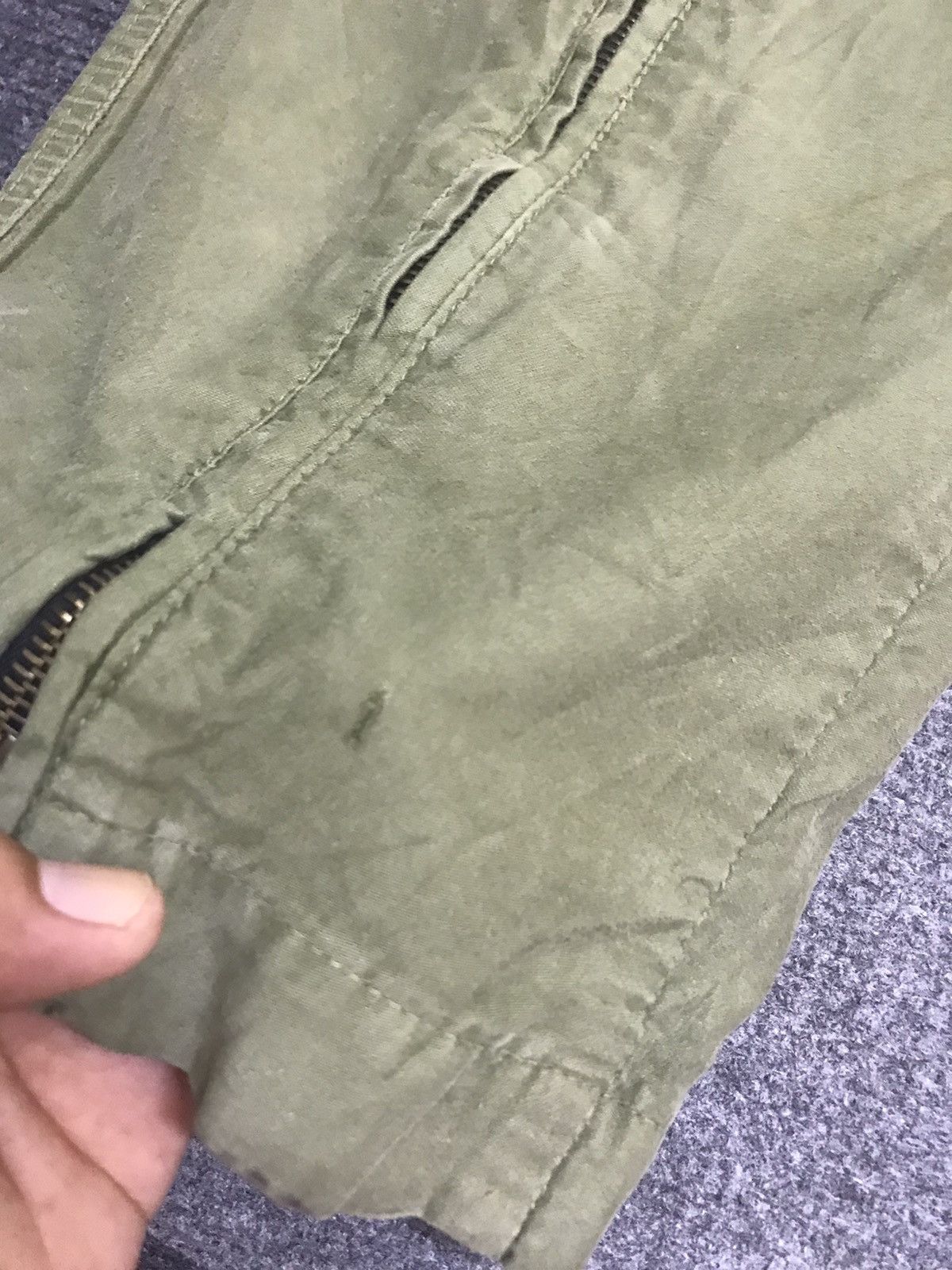 Japanese Brand STREETWEAR PARANOID Military Spiky Cargo Pant Size US 33 - 10 Thumbnail