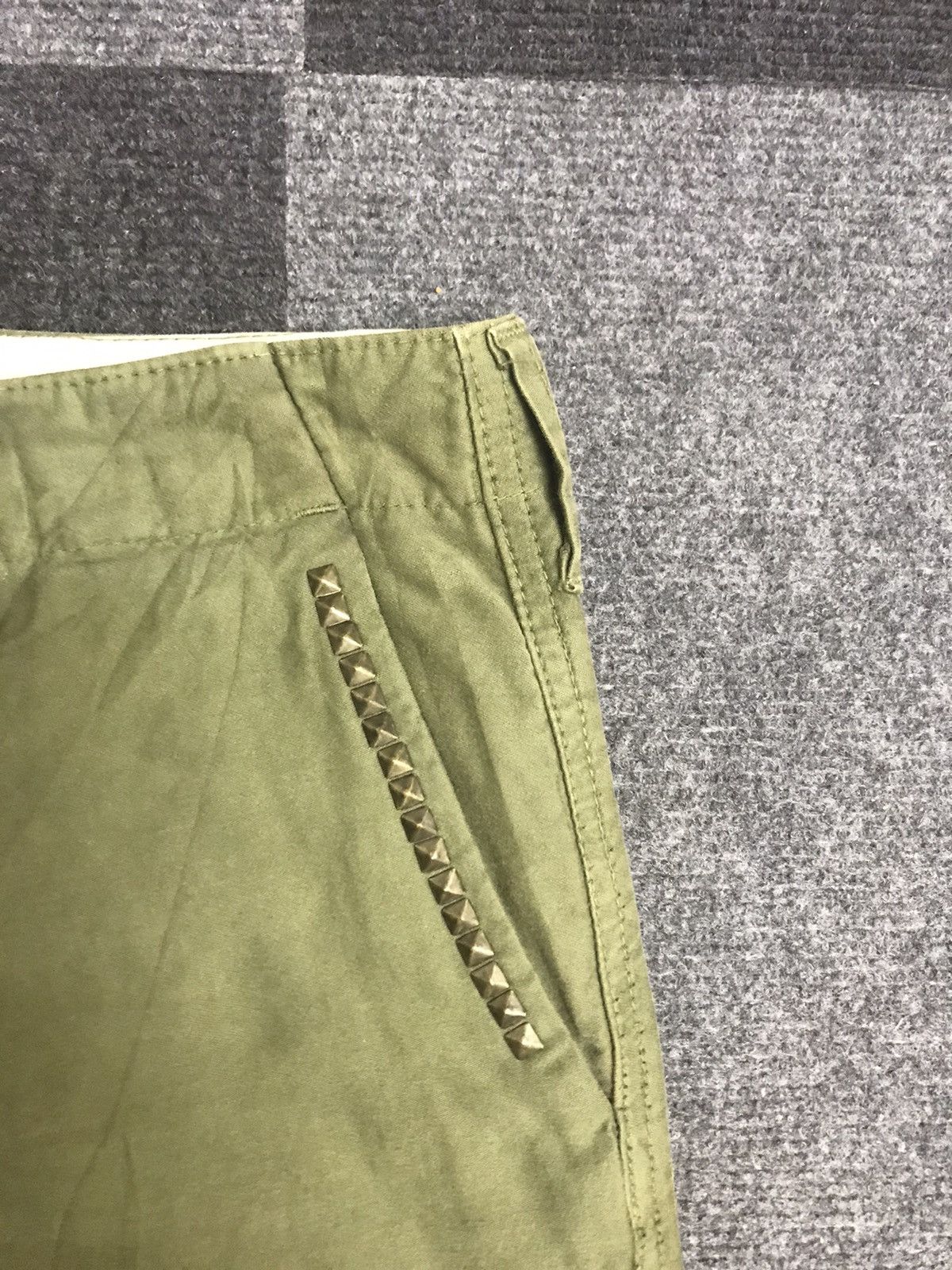 Japanese Brand STREETWEAR PARANOID Military Spiky Cargo Pant Size US 33 - 8 Thumbnail