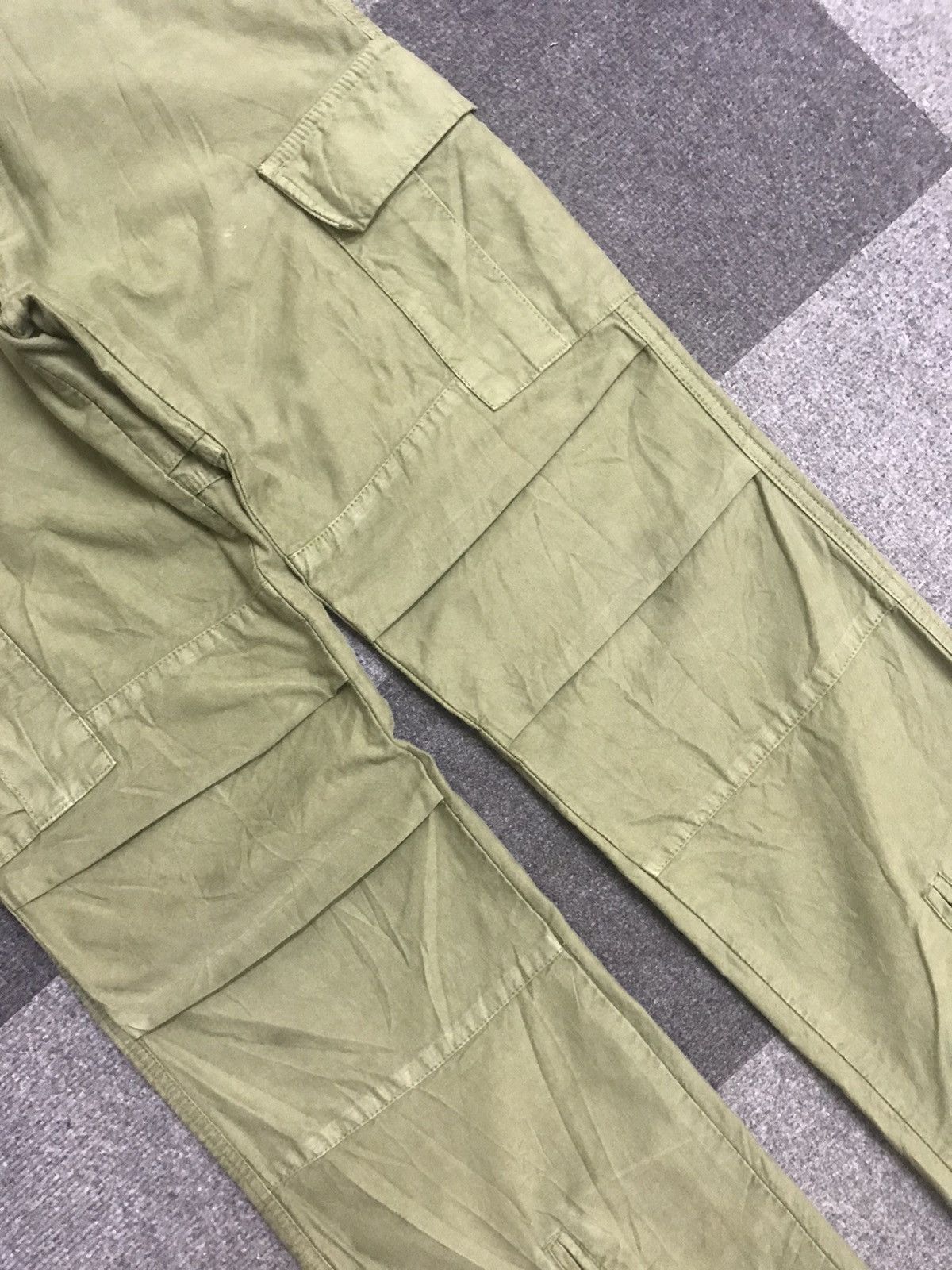 Japanese Brand STREETWEAR PARANOID Military Spiky Cargo Pant Size US 33 - 5 Thumbnail