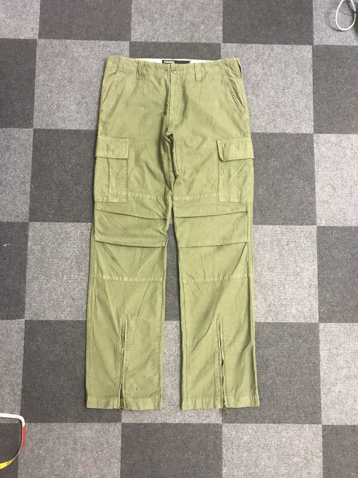 Japanese Brand STREETWEAR PARANOID Military Spiky Cargo Pant Size US 33 - 3 Thumbnail