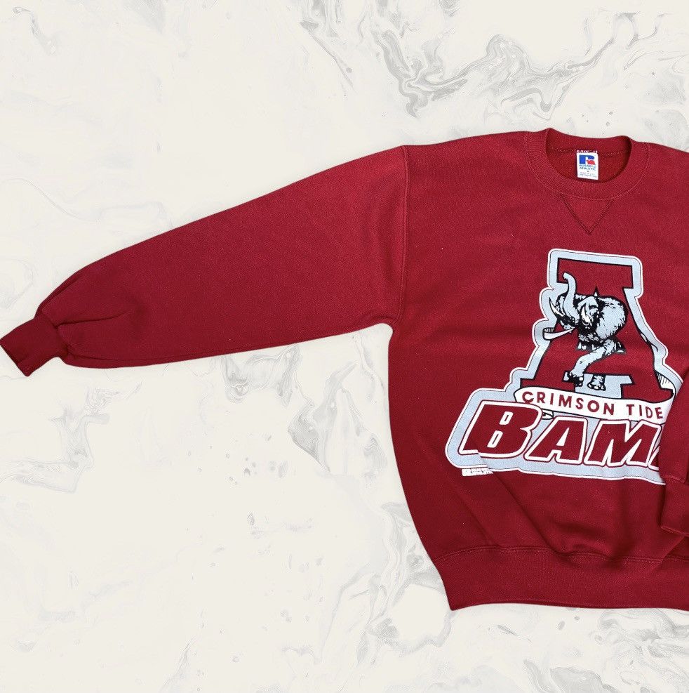 Russell Athletic VINTAGE 90s RUSSELL UNIVERSITY ALABAMA CRIMSON TIDE SWEAT Size US M / EU 48-50 / 2 - 4 Thumbnail