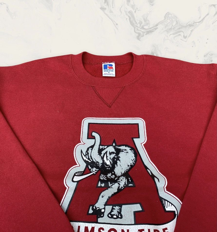 Russell Athletic VINTAGE 90s RUSSELL UNIVERSITY ALABAMA CRIMSON TIDE SWEAT Size US M / EU 48-50 / 2 - 5 Thumbnail