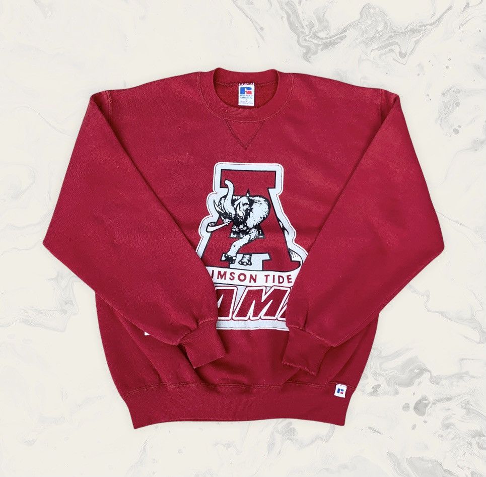 Russell Athletic VINTAGE 90s RUSSELL UNIVERSITY ALABAMA CRIMSON TIDE SWEAT Size US M / EU 48-50 / 2 - 1 Thumbnail