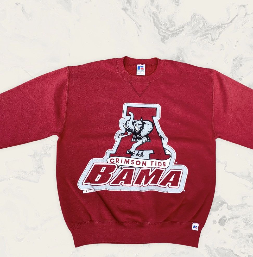 Russell Athletic VINTAGE 90s RUSSELL UNIVERSITY ALABAMA CRIMSON TIDE SWEAT Size US M / EU 48-50 / 2 - 3 Thumbnail